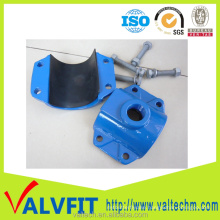 Sand Casting Ductile Iron Pipe Fittings Saddle Clamp for PVC Pipe
